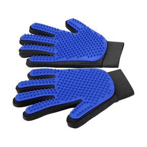 Pet Grooming Gloves for Dogs & Cats, Deshedding Brush Mitt, Hair Remover & Massager for Long & Short Fur, Easy to Clean