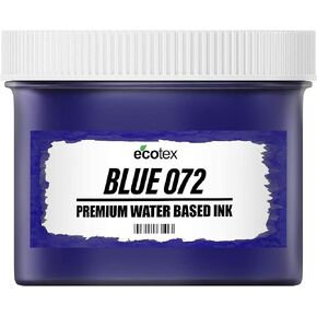 Ecotex® Screen Printing Ink Snow White (8oz.) - Water Based Snow White Fabric Ink, Silk Screen Paint - Screen Print Direct®, USA Made