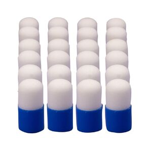 S&S Worldwide Sponge Dabbers, Pack of 24, Blue and White, 1-7/8in (AB3742)