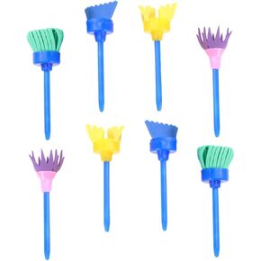 Lurrose 8pcs Paint Brushes Sponges Kids Paint Roller Brayer Sponge Rollers Sponge Paint Roller Sponge Paint Brush Yale Child Graffiti