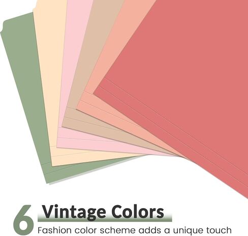 Sooez 18 Pack Plastic File Bolders ، مجلد ملف ملون بحجم الحروف الثقيلة مع علامة تبويب قابلة للمحو 1/3 ، أقوى من مجلد Manila ، مثالي للمستلزمات المكتبية للملفات ، ألوان عتيقة in Kuwait