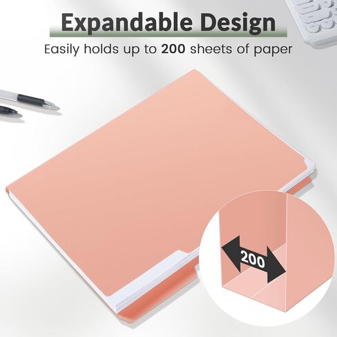 Sooez 18 Pack Plastic File Bolders ، مجلد ملف ملون بحجم الحروف الثقيلة مع علامة تبويب قابلة للمحو 1/3 ، أقوى من مجلد Manila ، مثالي للمستلزمات المكتبية للملفات ، ألوان عتيقة in Kuwait