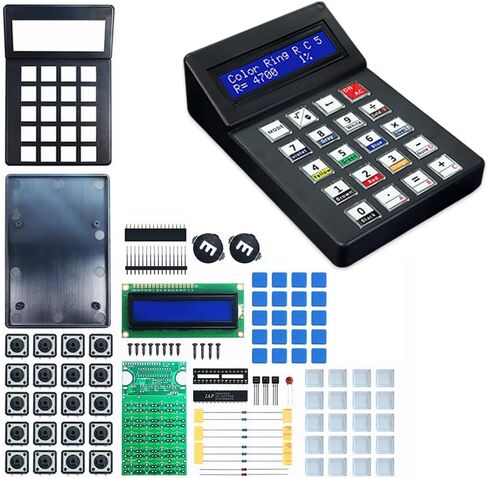 Zorza 1set DIY مجموعات إلكترونية إلكترونية حاسبة طقم طقم 7 أرقام شاشة LCD1062 ، مرحة حاسبة حاسبة مجموعة طقم متعددة الوظائف 5-ميزة مجموعة من أجل الاستخدام التعليمي واليومي للاستخدام اليومي in Kuwait