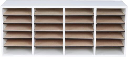 Safco Wooden Paper and Mail Organizer for Home Office and Classroom, Adjustable Shelves and Stackable in Saudi Arabia