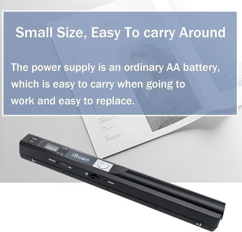 الماسح الضوئي للصور ، ماسح ضوئي مستند محمول لـ A4 Documents Pictures في 900 نقطة في البوصة ، يسهل نقله وتخزين الملفات الممسوحة ضوئيًا ، بدون برنامج تشغيل in Kuwait