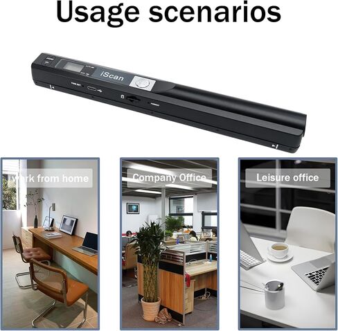 الماسح الضوئي للصور ، ماسح ضوئي مستند محمول لـ A4 Documents Pictures في 900 نقطة في البوصة ، يسهل نقله وتخزين الملفات الممسوحة ضوئيًا ، بدون برنامج تشغيل in Kuwait