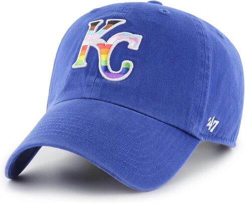 Milwaukee Brewers Team Pride Clean Up Adjustable Cap - MLB, Relaxed Fit, Navy Blue Baseball Dad Hat in Saudi Arabia