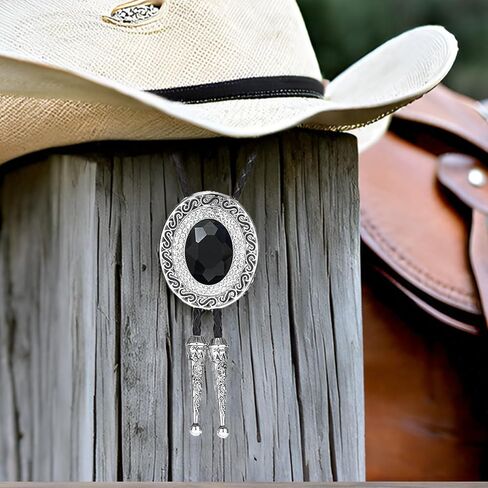 Doitby Western Bolo Tie Cowboy Bolo Ties Rhinestone Necklace Bola Tie for Men Women in Kuwait