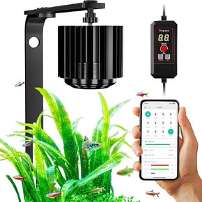 Aquarium Light Fish Tank Light LED Clip on Freshwater Light Full Spectrum Aquarium GrowLight Aquarium lamp 10 Gallon 20 Gallon 48 inch30 inch.24W