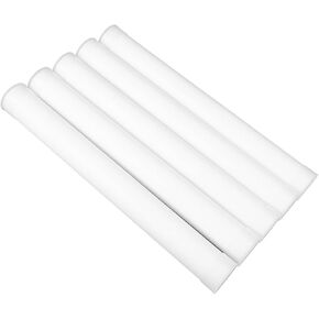 5Pcs Storage Tube, 12.2x1.4in Blueprint Tubes Mailing Tube, PE Round Tube Hard Bottle Container with Lid for Mailing Storage Document Poster Art Print