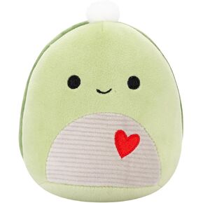Squishmallows Original 5in Herb The Green Sea Turtle with Heart – Official Jazwares Plush (Little)