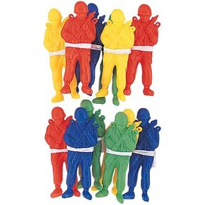 Unique Assorted Colors Paratrooper Party Platoon - 12 Count, Vibrant & Durable Party Favors, Ideal for Birthday Celebrations & Themed Events