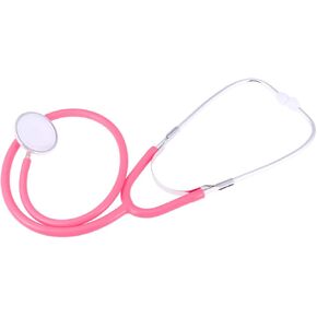 NUOBESTY Kids Stethoscope, Simulation Medical Equipment Play Toy, Real Working Nursing Stethoscope for Kids Role Play, Virtual Stethoscope Play Doctor Set for Kids ( Pink )