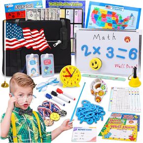 تظاهر Play Play Set ، مجموعة ألعاب الفصول الدراسية مجموعة التفاعلية ألعاب التعلم أفكار هدايا المعلم للأطفال