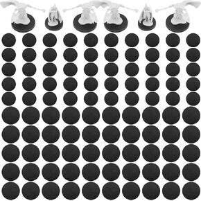 100Pcs Round Clear Plastic Model Bases 30mm/1.18 inch Wide 2mm Thick for Gaming Miniatures or Wargames Role Playing Board Game Figure Toy (100PCS-30mm-Clear)