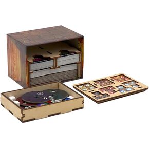 The Broken Token Game Organizer - Gloomhaven Buttons & Bugs Compatible Wood Storage Box