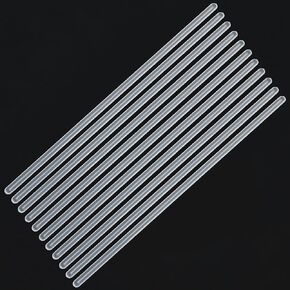 WEBEEDY 60 Pcs Transparent Plastic Boning Sewing Corset Strip Bone Clear Plastic Boning Sewing Corset Strip Bone for Sewing Corset, Bra, Bodice, Costume, Bustle, 15x0.5cm/5.91x0.2 inch