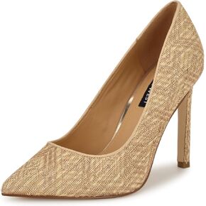 Nine West Women's Tatiana Pump, Black Fall Floral Multi 009, 8