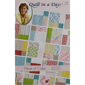 Quilt in a Day Eleanor Burns Pattern,-Piece of Cake