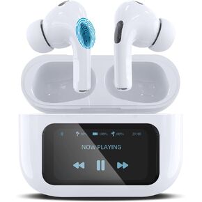 AI Language Translator Earbuds - Real-Time Translator Earbuds with 144 Languages, 8 Offline Language Translation, Two-Way Translation Device for Travel, Business, Learning and More (White)