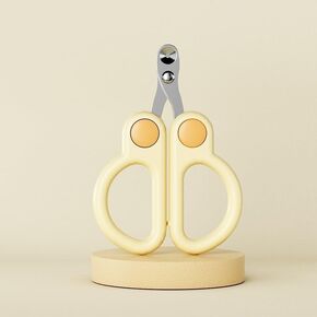 كليبرز كات آمن ودقيق مع تصميم ثقب خاص - حماية أظافر صديقك الفروي ، 3.5 بوصة ، مقابض صفراء ، شفرات غير لاصقة