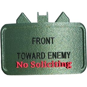 Doorbell No Soliciting Sign Gag Prop
