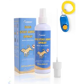 Not Here Dog Spray! Spray for Indoors & Outdoor Use - Safe Dog Spray for Peeing - 8oz Training Spray for Dogs to Stop Peeing - Pet No More Marking - Dog Stay Away