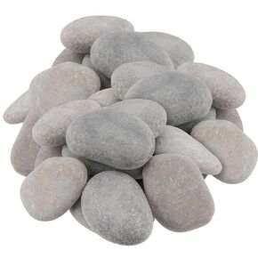 SHEUTSAN 30Pcs 8-11cm Natural Painting Rocks, 3.15-4.33 Inch Large Flat River Rocks, Smooth Kindness Stone for Painting, DIY Crafts