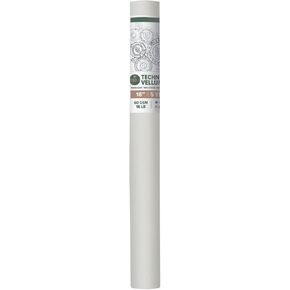 Borden & Riley 18" x 5 Yards #110M Technical Vellum Roll, 16 lb. 100% Rag, 1 Roll Each