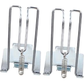 2pcs Cashier Box Clip Cash Register Bill Money Clip Cash Tray Money Clip Cash Register Clips Cash Drawer Clips Money Clips for Cash Register Accessories Metal Ferroalloy