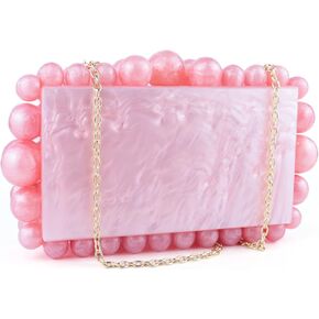 LADIHAB Crystal Clutch Purse Jeweled Purses Rhinestone Clutch for Women Bling Glitter Diamond Bag Purse Evening Bag For Party