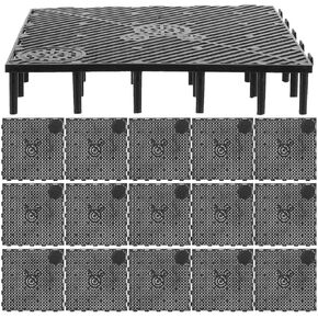 Totority Aquarium Substrate - 40Pcs Under Gravel Aquarium Plates Fish Tank Bottom Plate Splicing Combination Clapboard Undergravel 55 Gallon