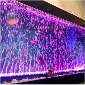 HCDMRE LED Air Bubble Light Aquarium Light Underwater Submersible Fish Tank Light Color Changing Making Oxygen Aquarium Tools,Us Plug (88cm/34.6")