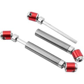 Alomejor 2pcs RC Car Drive Shaft Upgrade Universal Shaft Fit for CC01 1/10 RC Crawler Car Replacement