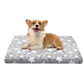 Dog Crate Mats, Dog Bed Mat, Cat Mat - 36x24 Inch, Short Plush Pet Mat Crate Mat for Small Dogs, 1.6-inch Thick Thin Dog Mat, Machine Washable Ideal for 36-Inch Dog Crates