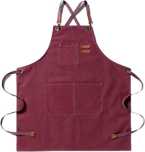 Kids Apron for Girls and Boys Heavy Duty Apron with Pockets and Adjustable Cross back Strap in Kuwait