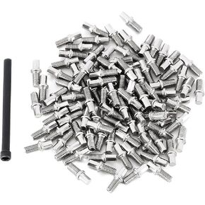 INJORA 100Pcs M3*6MM Scale Stainless Hub Screw Kit for 1/10 RC Crawler Upgrade