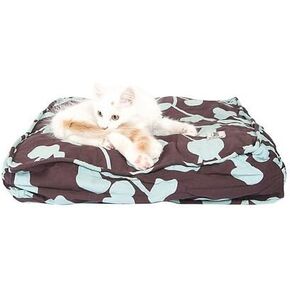 Molly Mutt Petite Dog Cover Cover Square - يدك في طباعة الألغام - يبلغ 20’x20’'x4 '' - القطن 100 ٪ - متينة - قابلة للتنفس - غطاء سرير الكلب القابل للغسل - الماكينة - ما قبل الشرك