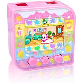 M1 Interactive Toy Virtual Electronic Pets Digital Pet Video Game Party Favors Color Screen Handheld Electronic Game Blue