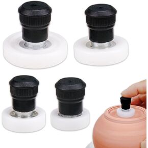 ZORZA 1Set Professional Ceramic Clay Pottery Finishing Tool Set for Pottery Enthusiasts Clay Finishing Tool with Hand Protection Practical Pottery Wheel Trimmer Tool Throwing Trimming Spinner Tool