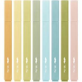 Mr. Pen- Aesthetic Highlighters, 8 Pack, Chisel Tip, Natural Vintage, Cute Highlighters Assorted Colors, Cute Highlighters for School Highlighters, Highlighter Set, Pastel Highlighters