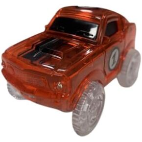 USA Toyz Spare Part - Red Light Up Race Car, Compatible with 360pk Glow in The Dark Race Track Set
