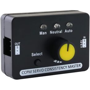 RC Servo Tester Centering Tool ESC Motor Checker Built in BEC 3CH High Precision for Airplanes Remote Control Models