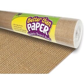 Burlap Better Than Paper Bulletin Board Roll