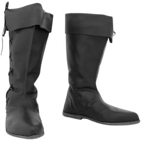 LUTHERA ARMOR Medieval Brown Leather Lise's Boots | Medieval boots late 14th-15th Century | Handmade shoes | Riding Boots