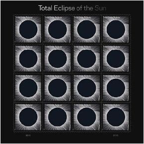 Total Eclipse of The Sun Forever Stamps Sheet of 16 Postage Stamps Scott 5211