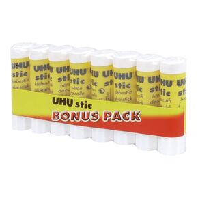 Pack of 8 Glue Sticks - UHU - 8 g