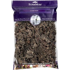 SuperMoss (21802 Lichen Parmelia (No Stem), Brown, 8oz