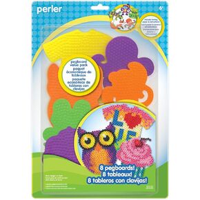 Perler Bead Pegboard Value Pack, 8 pcs
