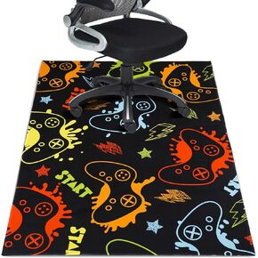 Office Chair Mat for Hardwood Floor 36"X 48" Office Rugs for Gaming Rolling Chairs Gamer Computer Desk Chair Non-Slip Game Protector Mats for Hard Floor & Tile Floor Decor